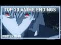 Top 20 Anime Endings of Winter 2020