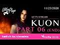 Whitney Plays Extra Life 2020 - Let's Stream Kuon (PS2) (BLIND) (PART 06) (END)