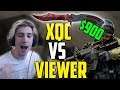 $900 Knife 1v1 Challenge! - xQc vs Viewer | xQcOW