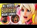 ALL HEROES BUFFED! - INSANE Overwatch PATCH! [Creator Experimental Patch]