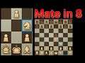 chess King's pawn open f7 mate in eight #Shorts