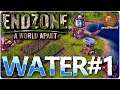 💧 Endzone a New game start, collecting water and a drought | Blind Let's play EP#1 survival builder