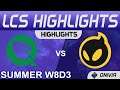 FLY vs DIG Highlights LCS Summer Season 2021 W8D3 FlyQuest vs Dignitas by Onivia