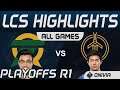 FLY vs GG All Games Highlights LCS Spring Playoffs 2020 FlyQuest vs Golden Guardians by Onivia