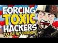 FORCING TOXIC Call of Duty HACKERS to be my FRIENDS!!