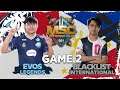 GILA COK BLACKLIST INTERNATIONAL GAMEPLAY NYA !!! EVOS VS BLACKLIST GAME 2 !!!