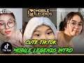 MOBILE LEGENDS X TIKTOK SCRIPT | CUTE TIKTOK LOADING INTRO | ML LOADING INTRO |
