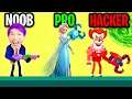 NOOB vs PRO vs HACKER In HITMASTERS! (ALL LEVELS!)