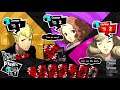 Persona 5 Royal but the last cards Haru & Ann had in round one were 10s in Tycoon