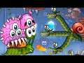 Snail Bob 2 - Gameplay Walkthrough Part 5 - Snail Bob Vs 3 Head Snail Dragon Boss