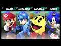 Super Smash Bros Ultimate Amiibo Fights – Request #20867 Mario v Mega Man v Pac Man v Sonic