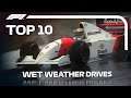 Top 10 Wet Weather Drives In F1