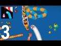 Worms Zone .io Gameplay Walkthrough Part 3 - Rank 1 [iOS/Android Games]