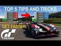 5 BEST Tips And Tricks to get FASTER on GT Sport | Gran Turismo Sport PS4 2020