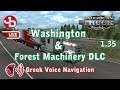 🔴 ATS 1.35 Washington DLC & Forest Machinery DLC #1 LIVE STREAM 🔴