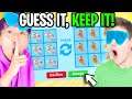 Can We Beat The GUESS THE LEGENDARY PET AND I'LL BUY IT CHALLENGE In Roblox Adopt Me!? (IMPOSSIBLE)