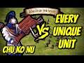 ELITE CHU KO NU vs EVERY UNIQUE UNIT (Lords of the West) | AoE II: Definitive Edition