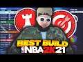 HOW TO CREATE THE BEST GUARD BUILD IN NBA 2K21! BEST PLAY SHOT BUILD ON NBA 2K21! GREEN FROM HALF!