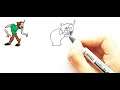 How To Draw Shaggy Zephyrus Friday Night Funkin' Step by Step