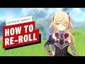 How to Re-Roll in Genshin Impact