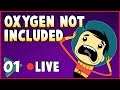 Oxygen Not Included Live #01: Começando a Base da Live