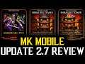 MK MOBILE UPDATE 2.7 IS HERE! FIRST-LOOK & REVIEW [SMOKE, NEW TOWERS, NEW MK11 DIAMONDS & MORE]