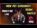 New Pet Custom Match giveaway | Freefire | Live #Saansaa Gaming