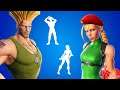 New Street Fighter Skins & Emotes Coming to Fortnite! (Cammy & Guille)