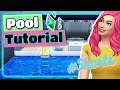 💦 The Sims 4 How to Create a Pool Tutorial for Beginners #shorts