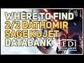 Where to find all Sage Kujet Dathomir Databank Location Star Wars Jedi Fallen Order