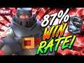 87% WIN RATE!! #1 NEW MEGA KNIGHT DECK DOMINATES IN CLASH ROYALE!!
