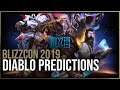 Blizzcon 2019 Diablo Predictions