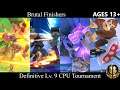 Brutal Finishers - Definitive Lv. 9 CPU Tournament (Smash Ultimate)