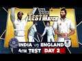 Challenge - Win test match in a day | Day 2 - 4th Test India vs England Real Cricket 20 Medium mode