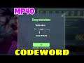 CODEWORD EVENT - TODAY'S CODEWORD - FREE FIRE Code Word for MANIAC MP40