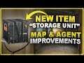 CS:GO Update: New item 'Storage Units' - Map & Agent Improvements