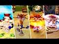 Evolution of Crash Bandicoot spin (1996 - 2020)
