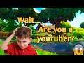He thinks I'm a youtuber... (Random Duos)