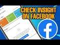 How To Check Page Insight On Facebook 2020