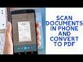 How to Scan Exam Papers/Documents from Android IOS Mobile Phones and Convert to PDF Share Soft Copy