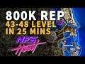 NFS Heat 800k reputation in 25 minutes. Fast Leveling