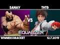 Sanay (Zangief) vs THTB (Sakura) | SFV Winners Bracket | Equalizer 1