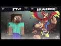 Super Smash Bros Ultimate Amiibo Fights – Steve & Co #131 Steve vs Banjo
