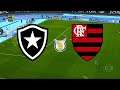 BOTAFOGO X FLAMENGO - BRASILEIRÃO 2020 - 24ª RODADA - 05/12/2020 - PES 2021