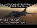 Flying DCS World With OverKill: F-16C Viper: TACAN Navigation