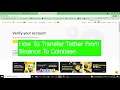 How to Transfer Tether From Binance to Coinbase | Crypto Tutorial 2021