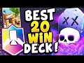 I GOT 20 WINS! EASIEST DECK for 20 WIN CHALLENGE! - CLASH ROYALE