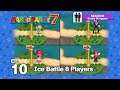 Mario Party 7 SS5 Buddy Minigame EP 10 - Ice Battle 8 Players Dry Bones,Waluigi,Birdo,Luigi
