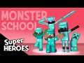 MONSTER SCHOOL SUPERHEROES - COOL MINECRAFT ANIMATION