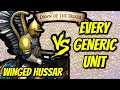 WINGED HUSSAR (Poles) vs EVERY GENERIC UNIT | AoE II: Definitive Edition